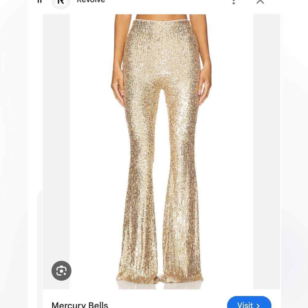 NWT Show me Your Mumu Mercury Bells in golden girl sequin size XS Christmas NYE